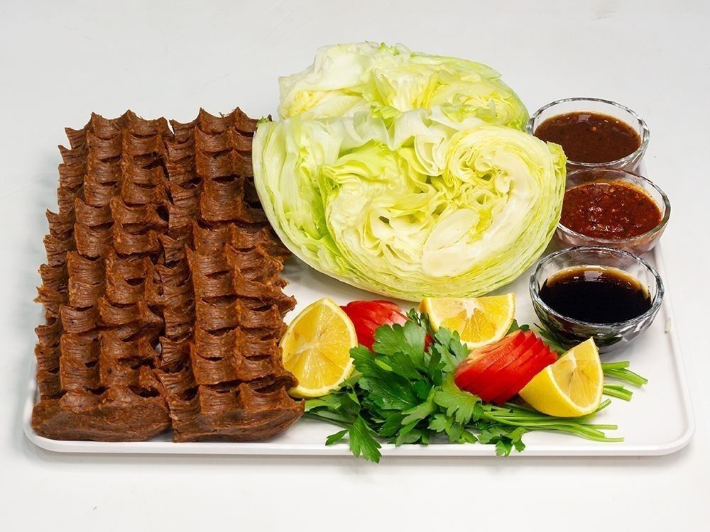Çiğköfte porsiyon tabağı